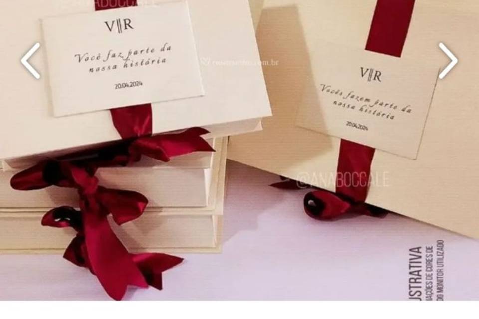 Caixa box cartonada sob medida