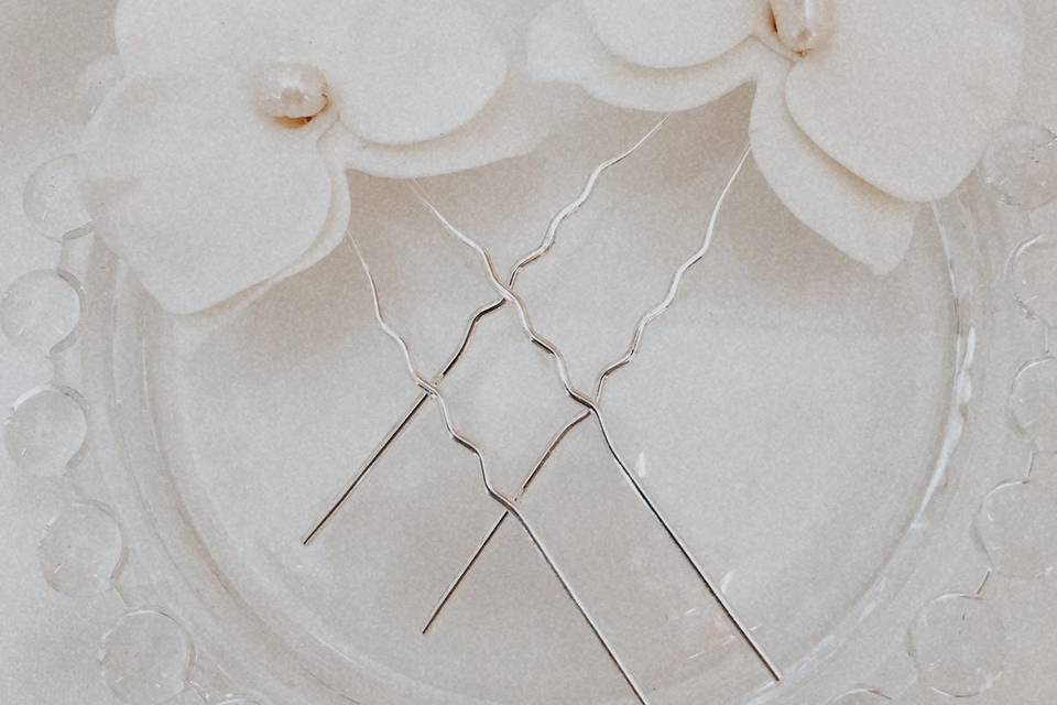 Pins de Orquideas brancas