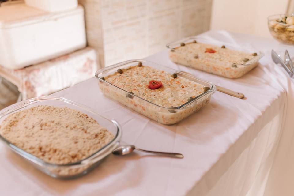 Maionese e farofa