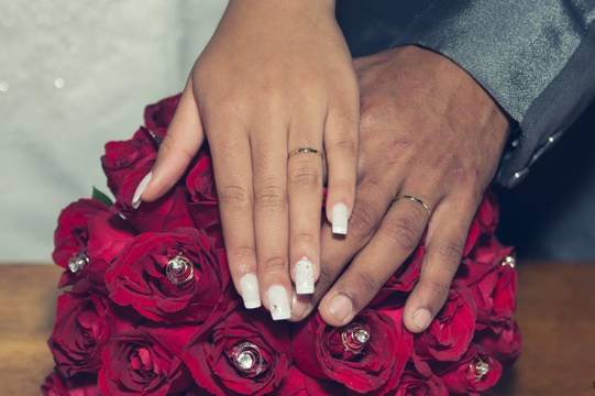 E teve um lindo casamento