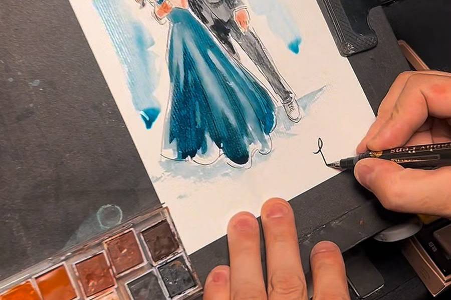 Aquarela de convidados