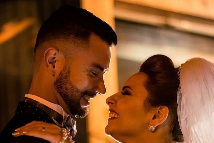 Noivos Jéssica e Bruno