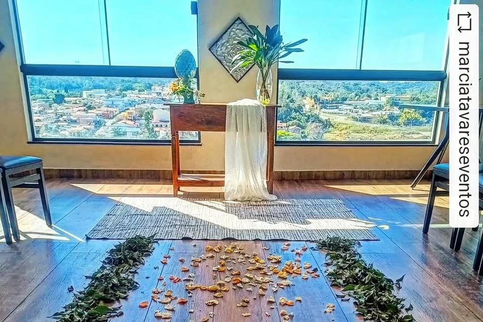 Cerimônia restaurante