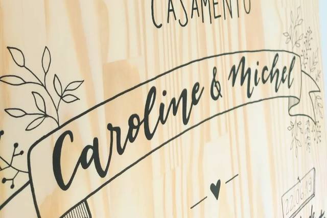 Placa de casamento