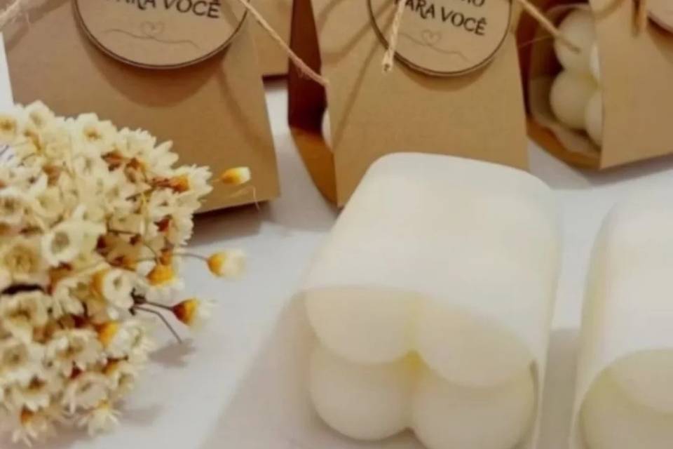 A delicadeza de uma vela