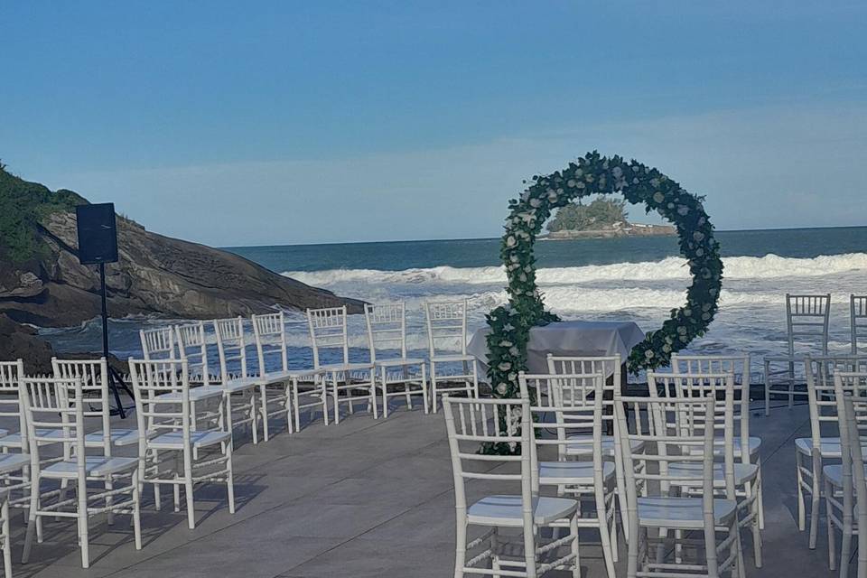 Casamento realizado no Guarujá