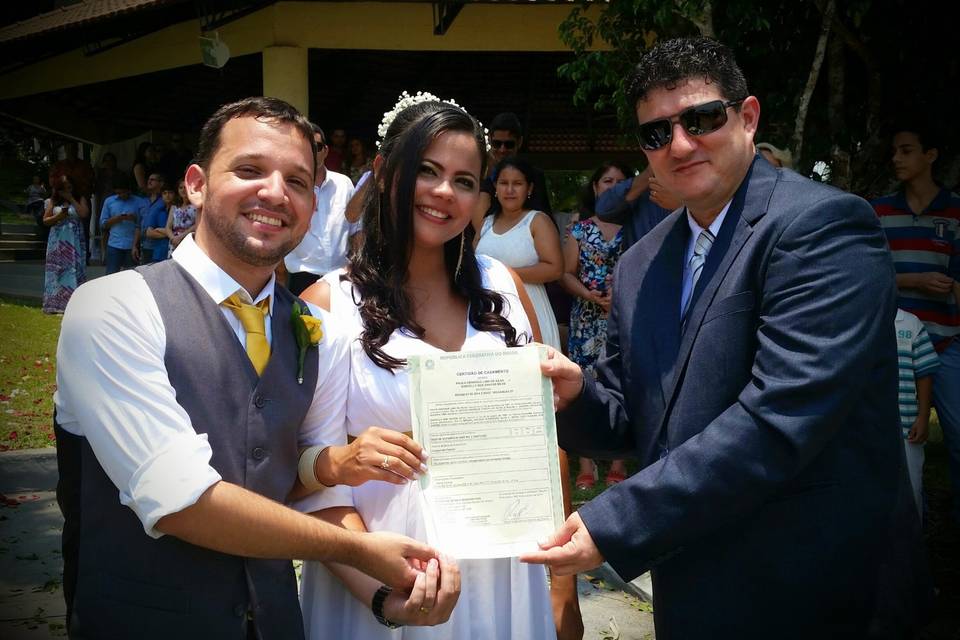 Juiz de Paz Eclesiástico e Celebrante Matrimonial Edvaldo Lopes