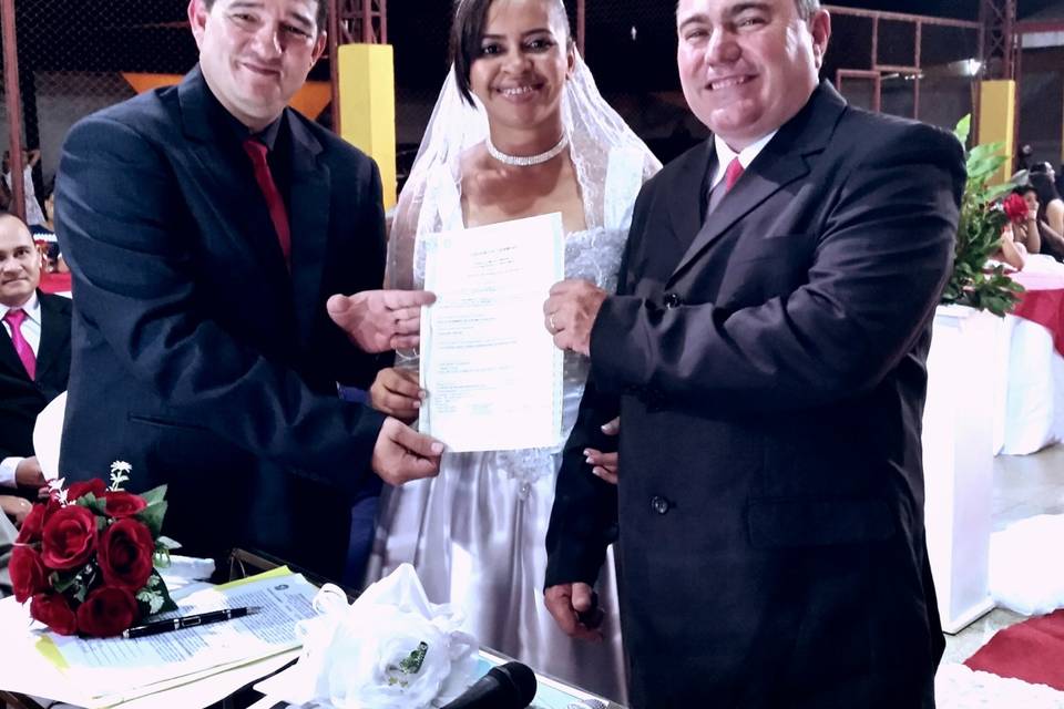 Juiz de Paz Eclesiástico e Celebrante Matrimonial Edvaldo Lopes