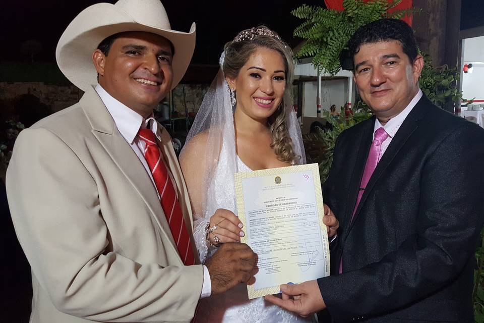 Juiz de Paz Eclesiástico e Celebrante Matrimonial Edvaldo Lopes