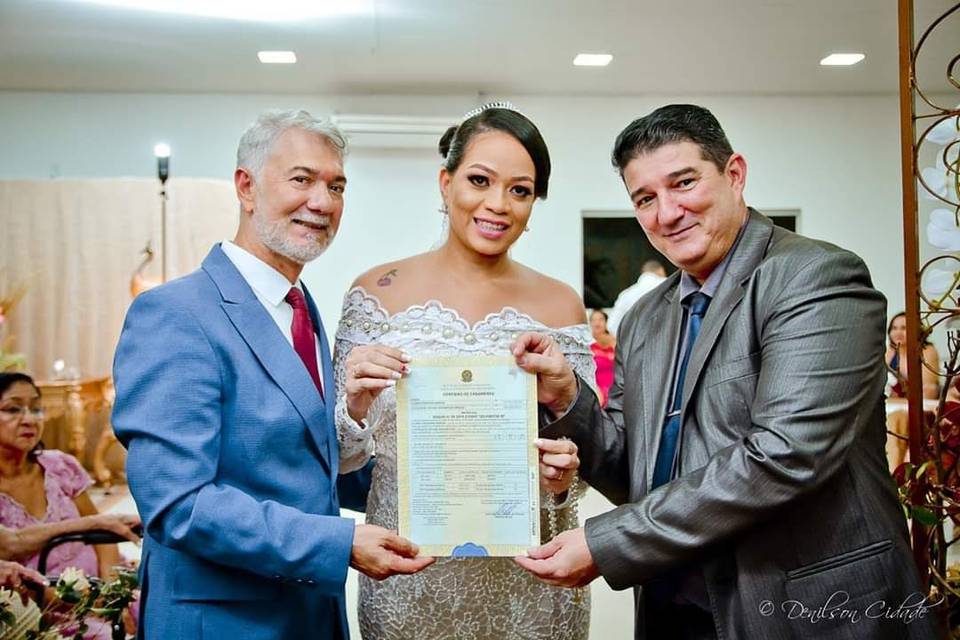 Juiz de Paz Eclesiástico e Celebrante Matrimonial Edvaldo Lopes