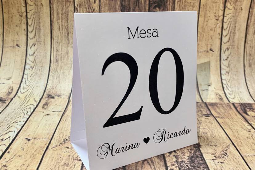 Números de Mesa