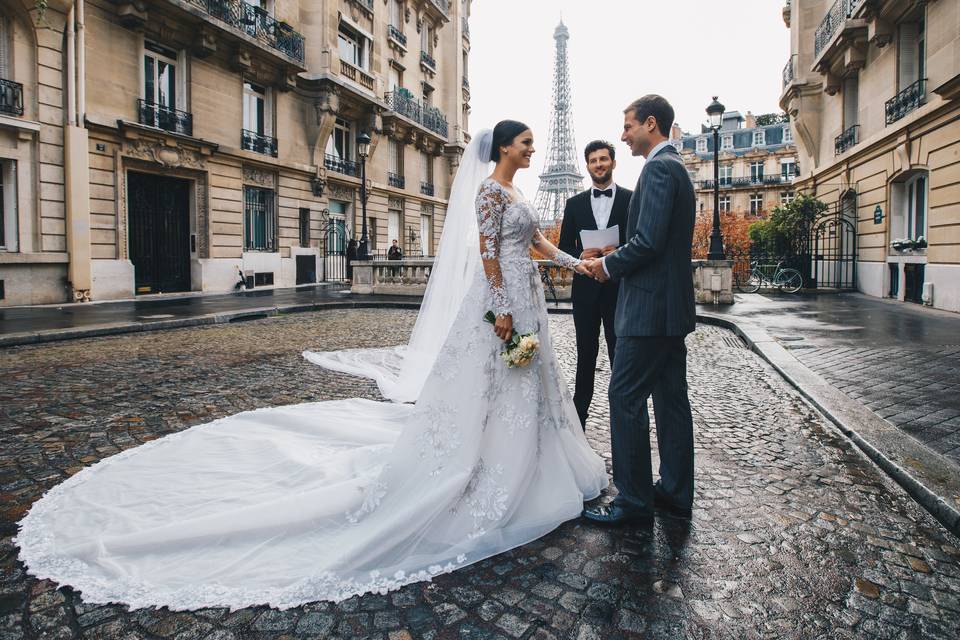 Cerimonia em Paris