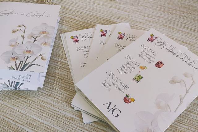 Menu casamento