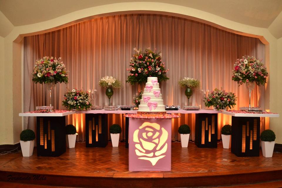 15 anos preto e rosa