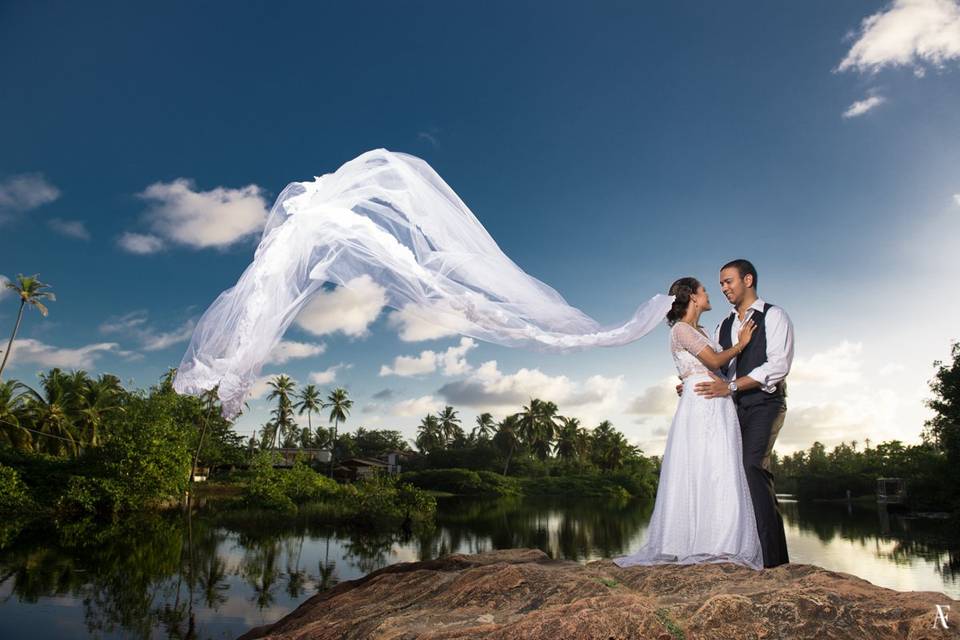 Trash the dress Ingrid e João