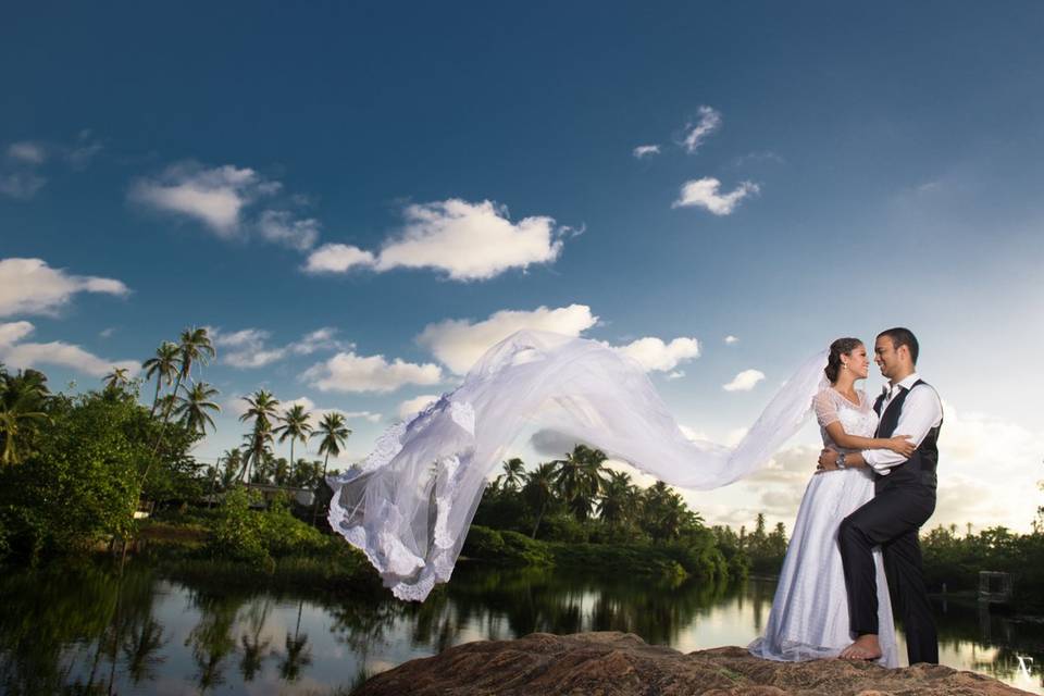 Trash the dress Ingrid e João