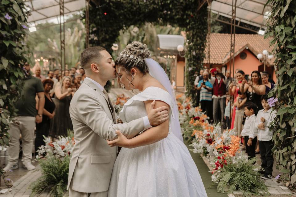 Nadine e Gustavo