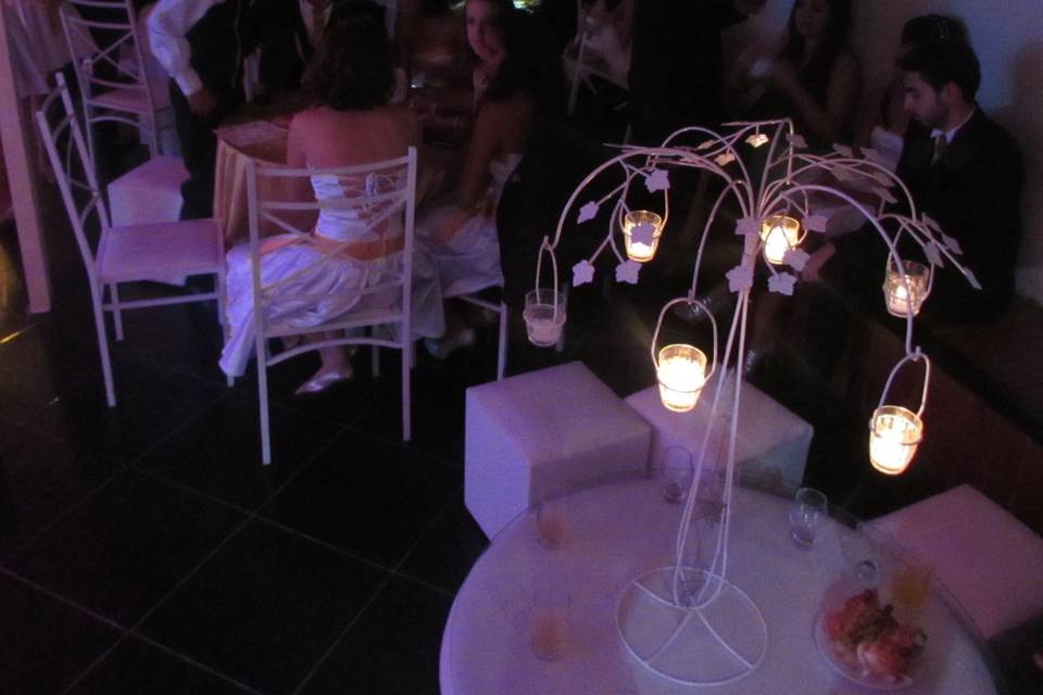 Decoração com velas