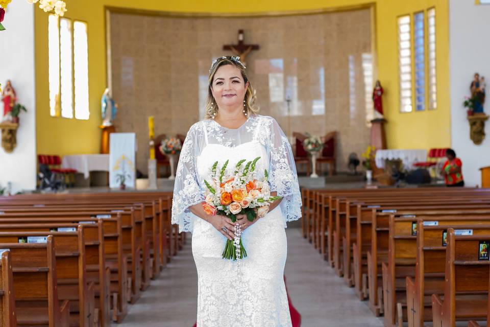 A beleza da noiva