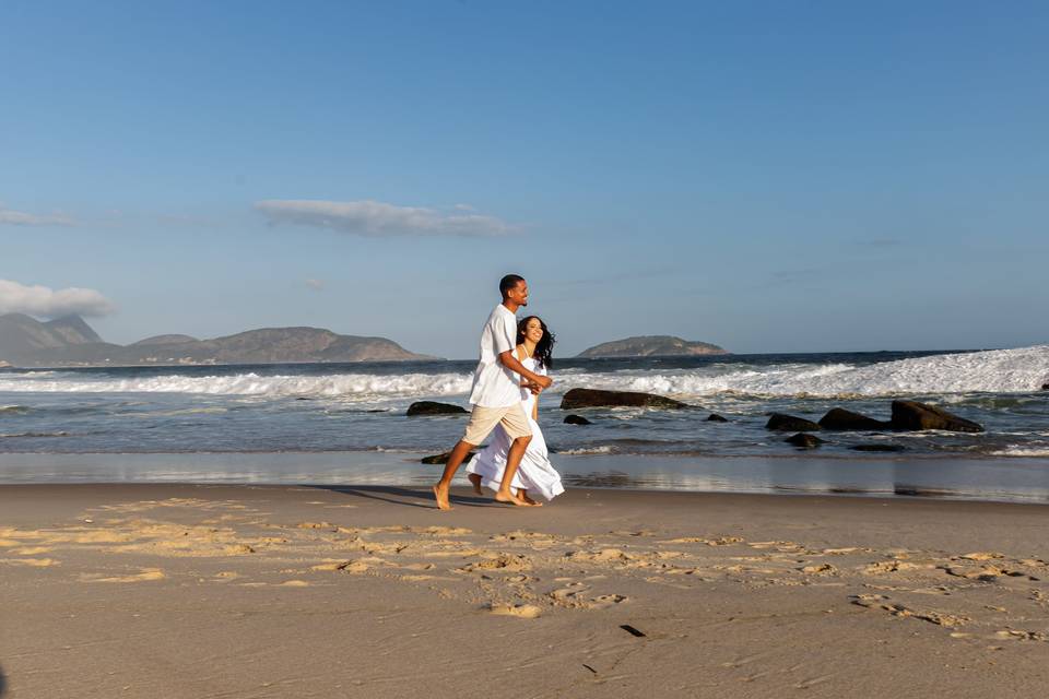 Casal Correndo
