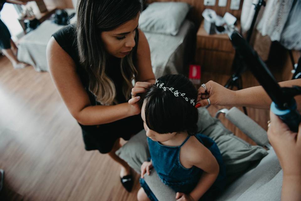 Penteado daminha