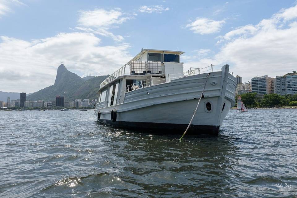 Vista frontal do corcovado