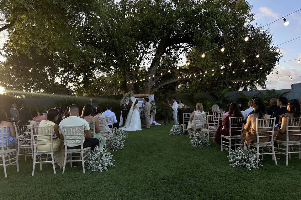 Casamento ao ar livre