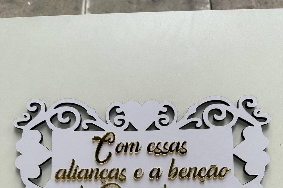 Plaquinhas de Casamento