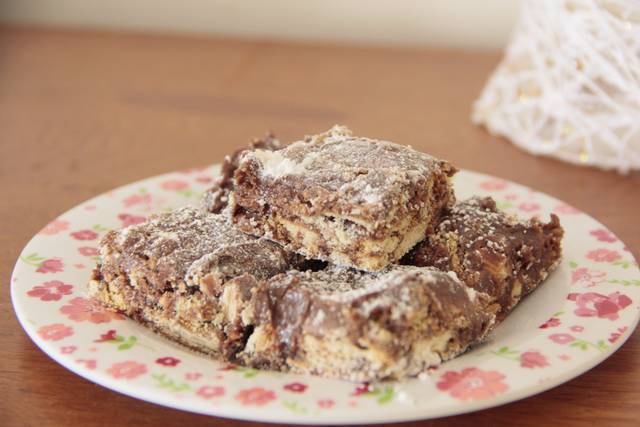 Palha italiana de brigadeiro