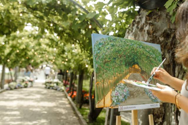 Pintura ao vivo no Casamento