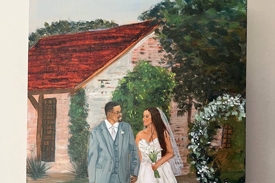 Pintura dos noivos