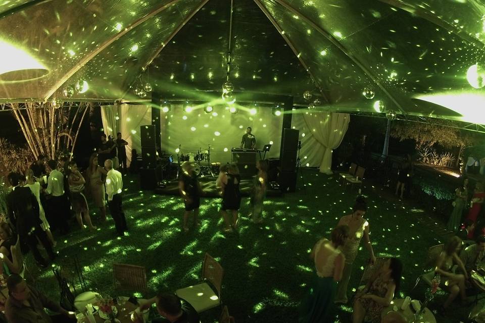 Eventos sob tenda