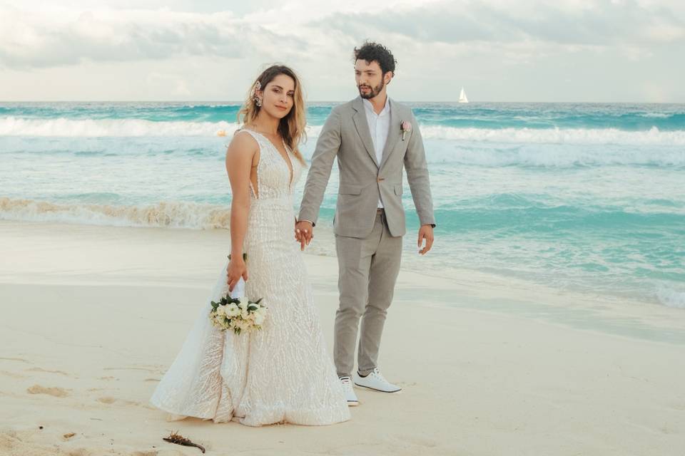 Paula e James - Cancun