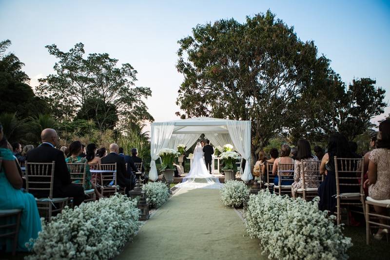 Nave da igreja ao ar livre