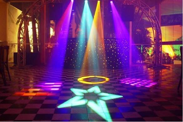 Decoração Efeito Luz Balada