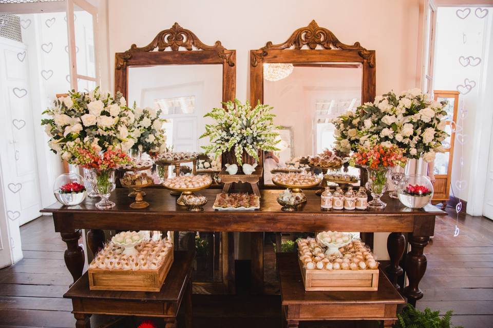 Mini wedding-mesa de doces