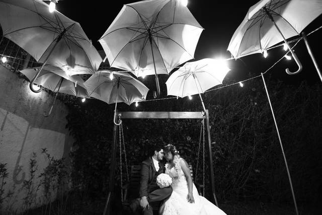 Noivos Cyndi e Thiago