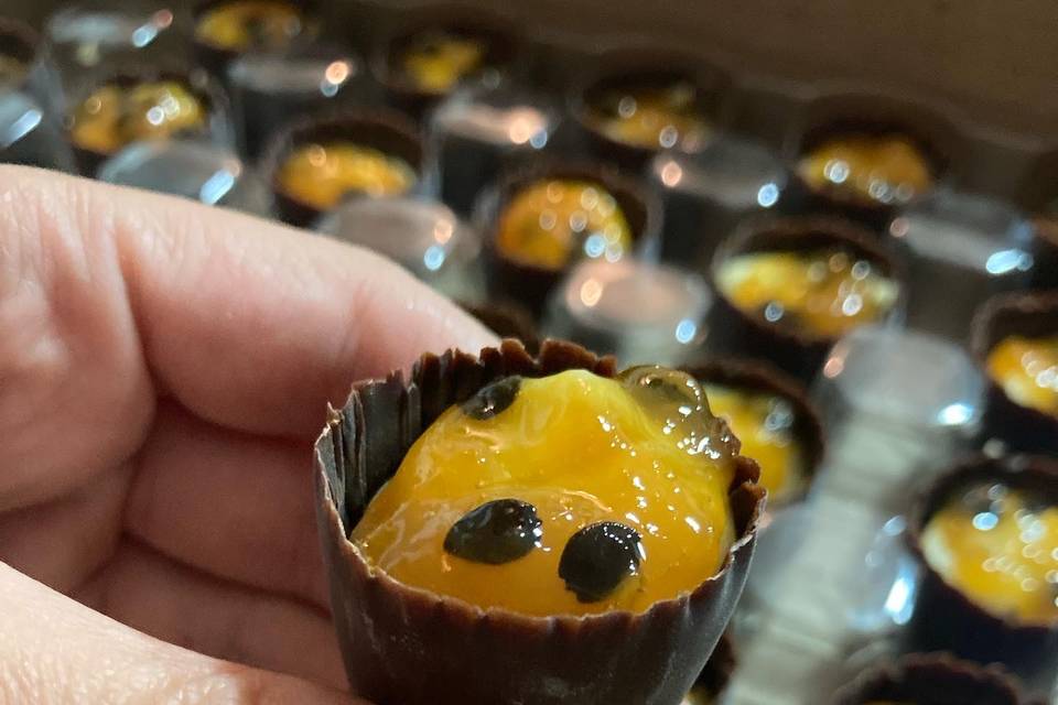Copinho belga com maracujá