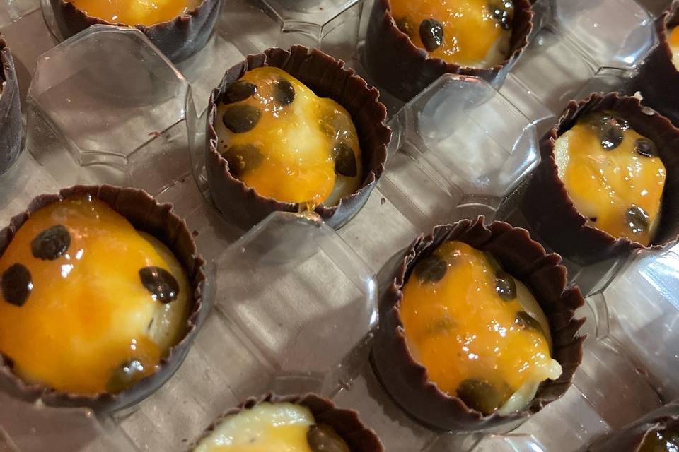 Copinho belga com maracujá