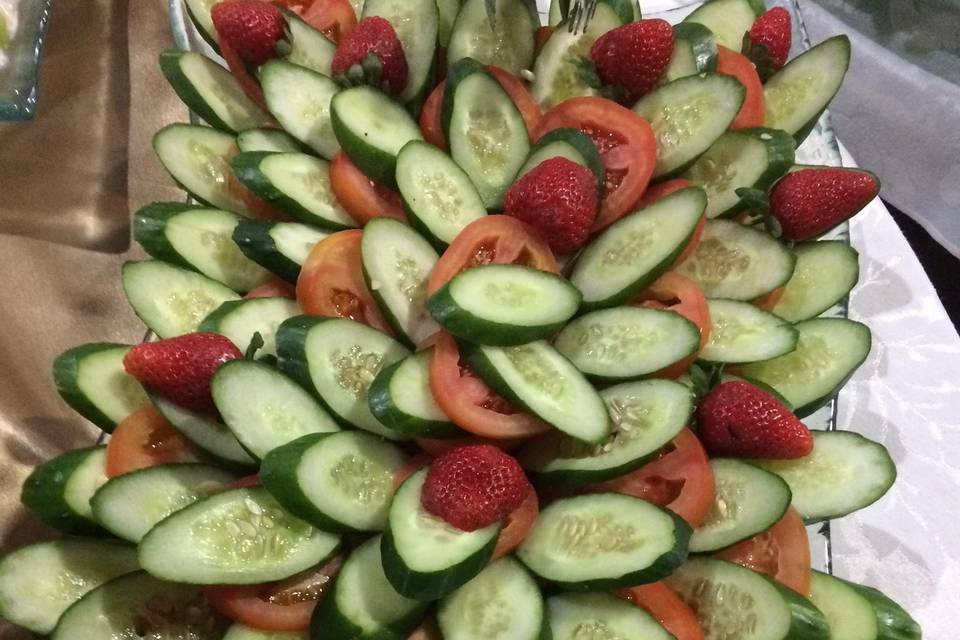 Salada pepino/tomate