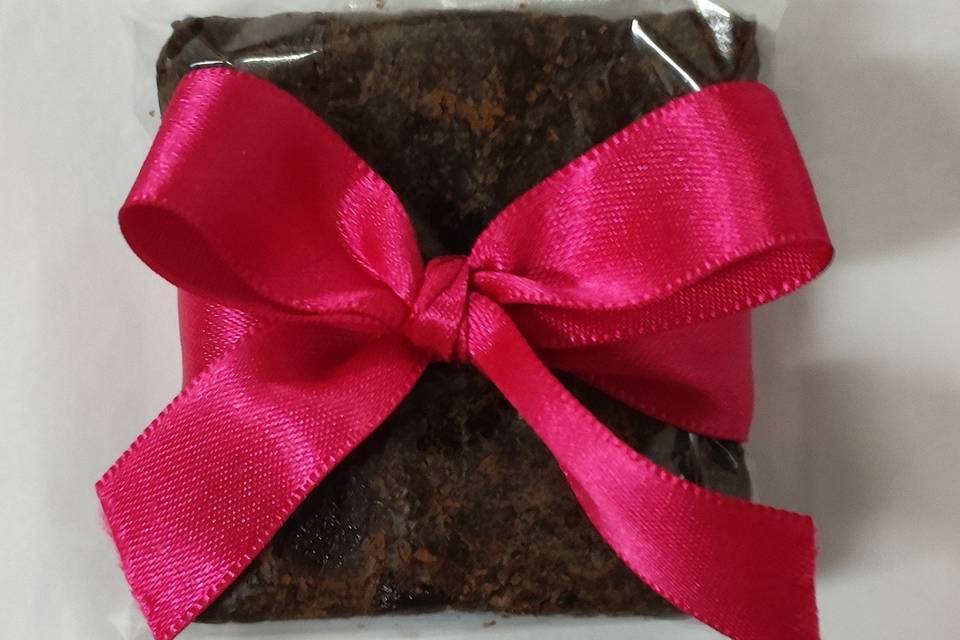 Brownie de lembrancinha