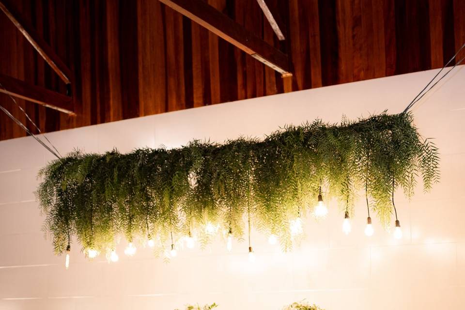 Mesa do bolo salão principal