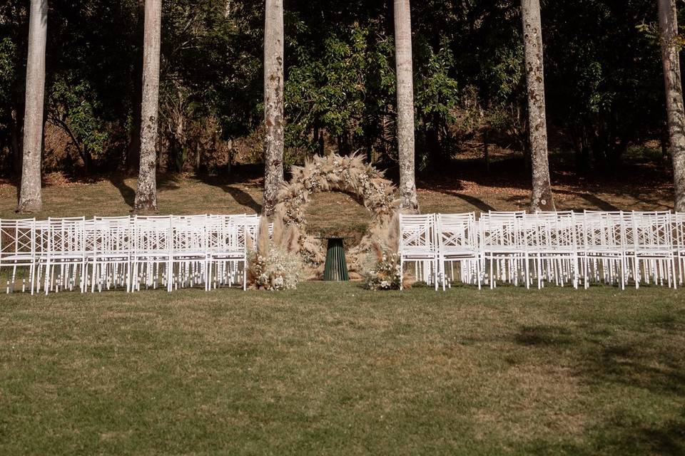 Cerimônia nas Palmeiras