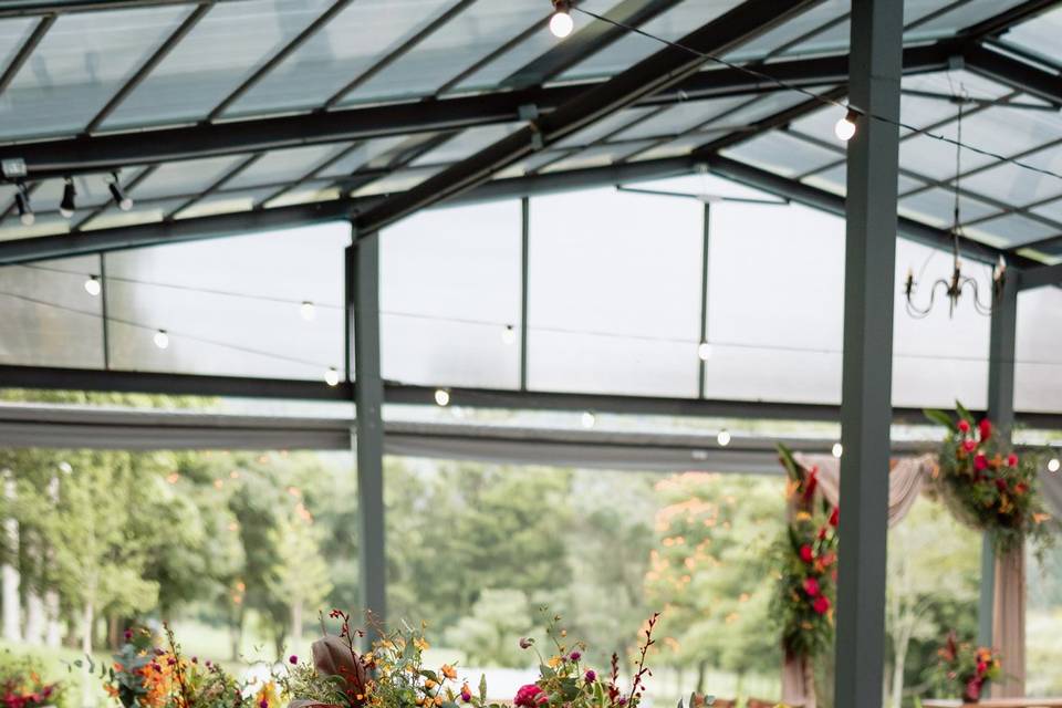 Mesa salão de cristal