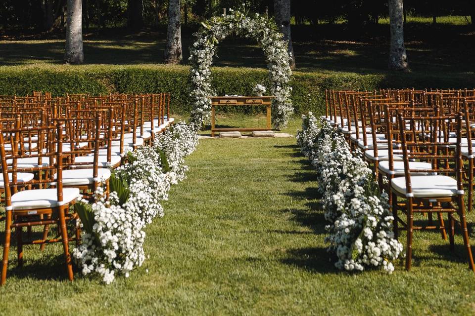 Cerimônia nas Palmeiras