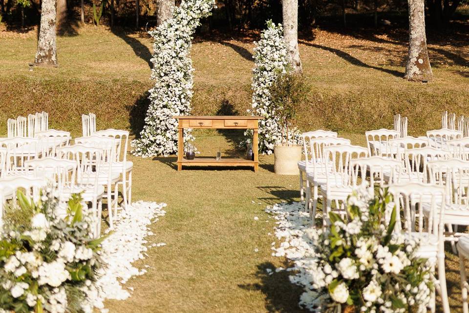 Cerimônia nas Palmeiras