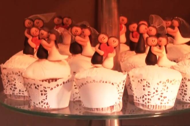 Cupcakes de casamento