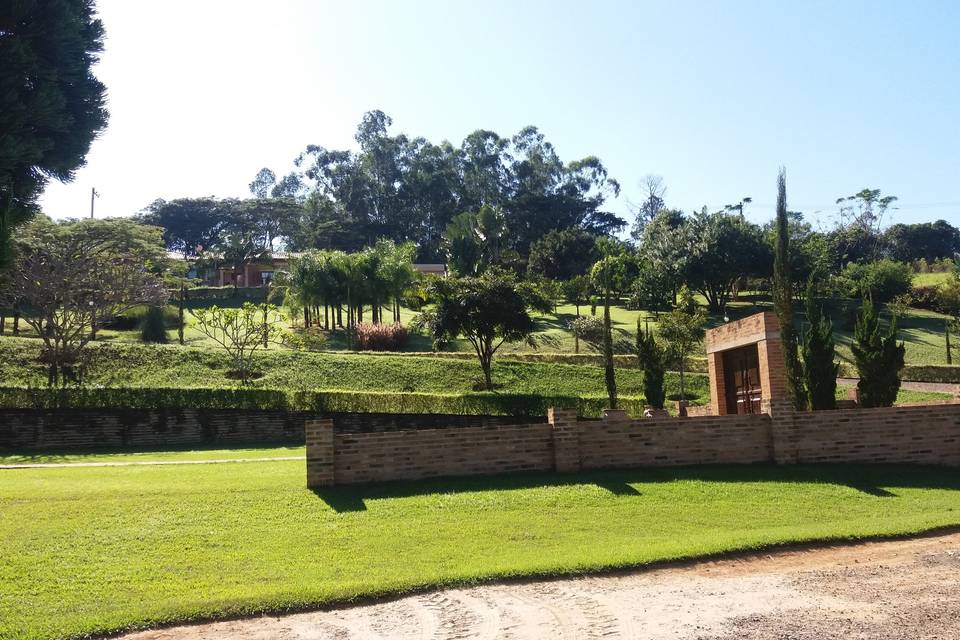 Entrada do espaço interno