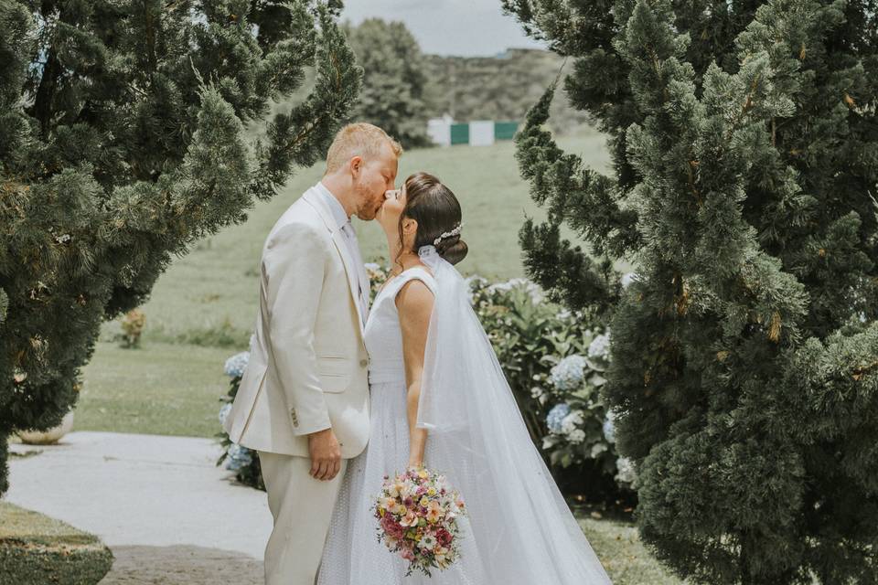 Casamento ao ar livre