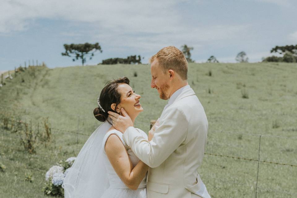 Casamento ao ar livre